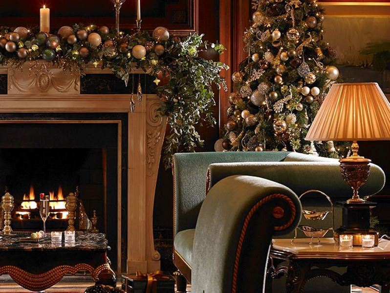 Powerscourt Hotel, Autograph Collection Енніскеррі Екстер'єр фото The fireplace in the Drawing Room